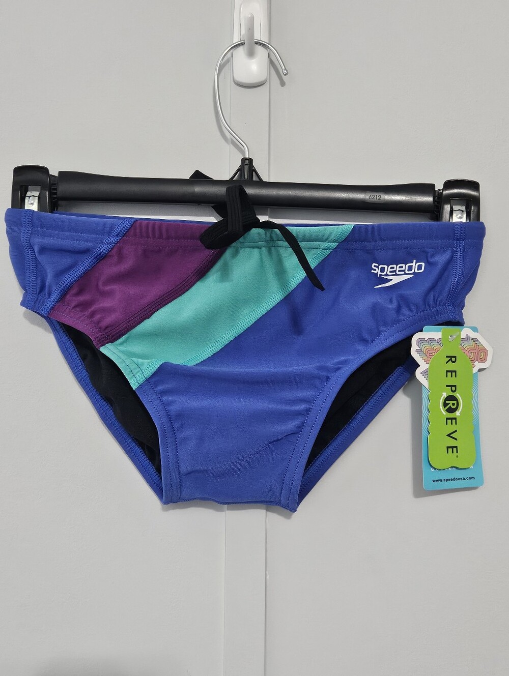 Speedo Eco Endurance Size 28 Boys Mens Swim Trunks with Elastic Drawstring Waist